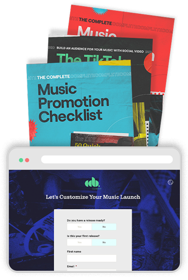 Collage of free CD Baby musician guides